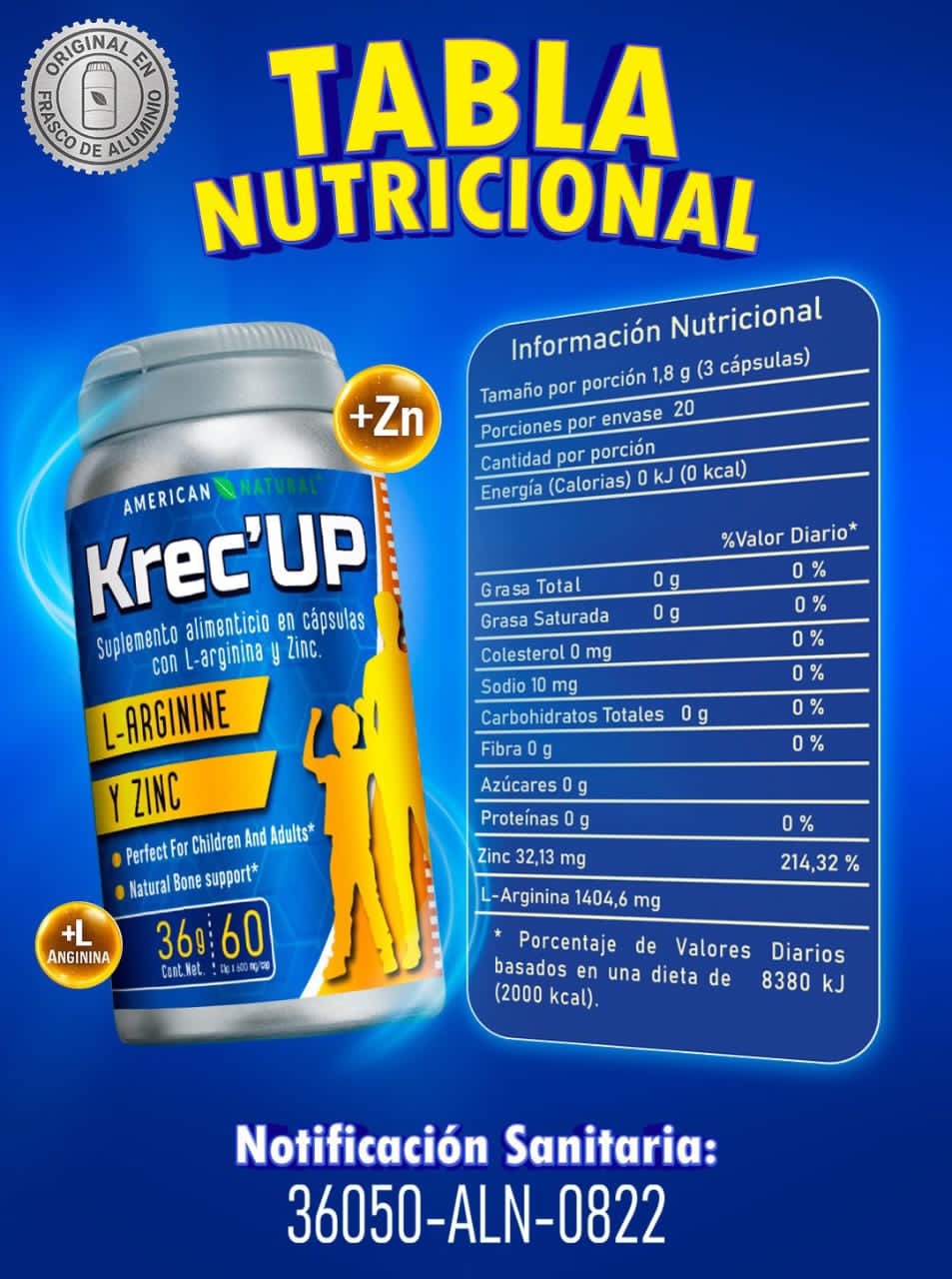 Krec’UP Premium Original – Impulsa tu Crecimiento Natural 🌱