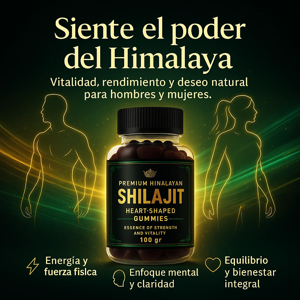 ⚡ Gomitas Shilajit Premium – Potencia tu Cuerpo y Mente Naturalmente