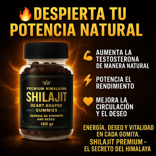 ⚡ Gomitas Shilajit Premium – Potencia tu Cuerpo y Mente Naturalmente