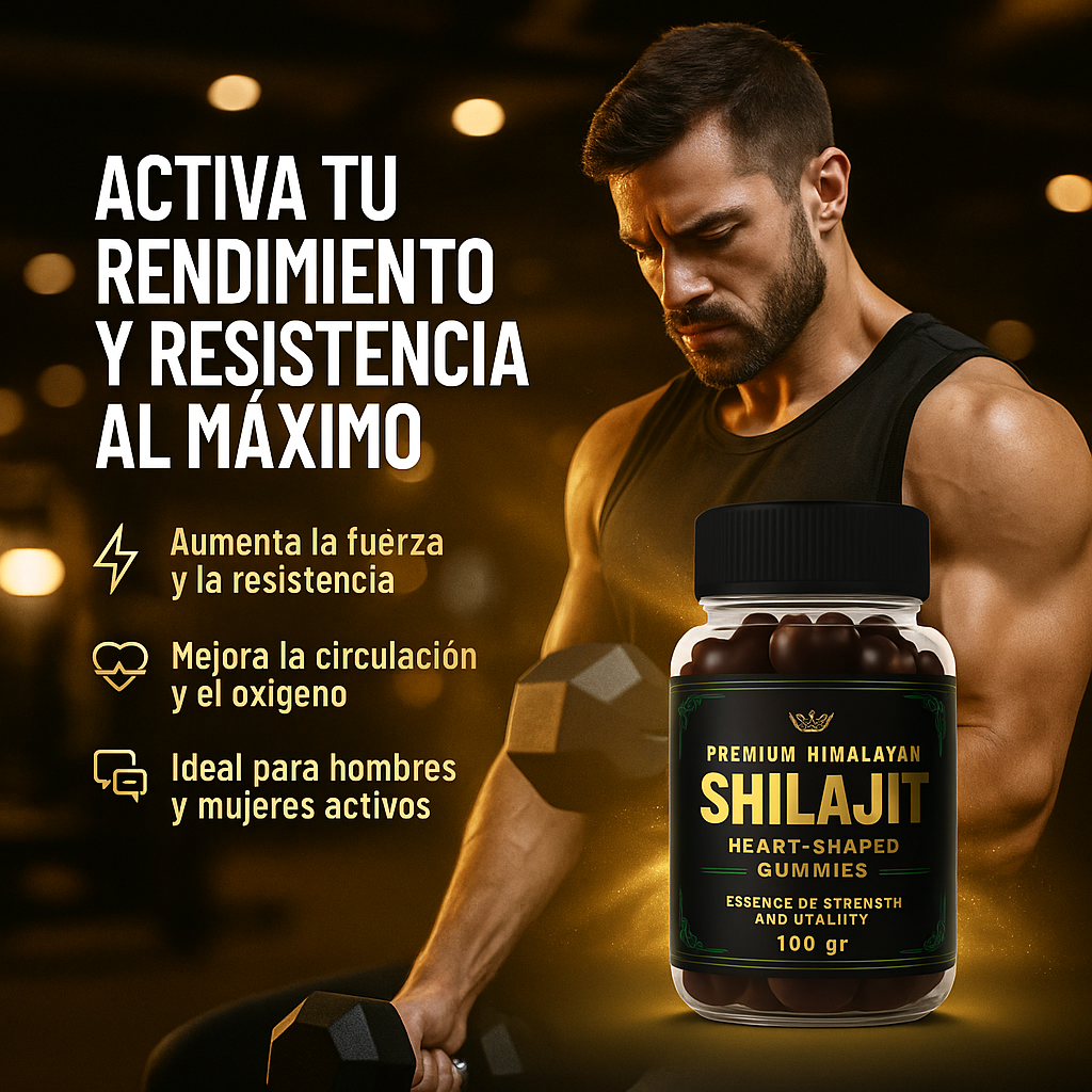 ⚡ Gomitas Shilajit Premium – Potencia tu Cuerpo y Mente Naturalmente