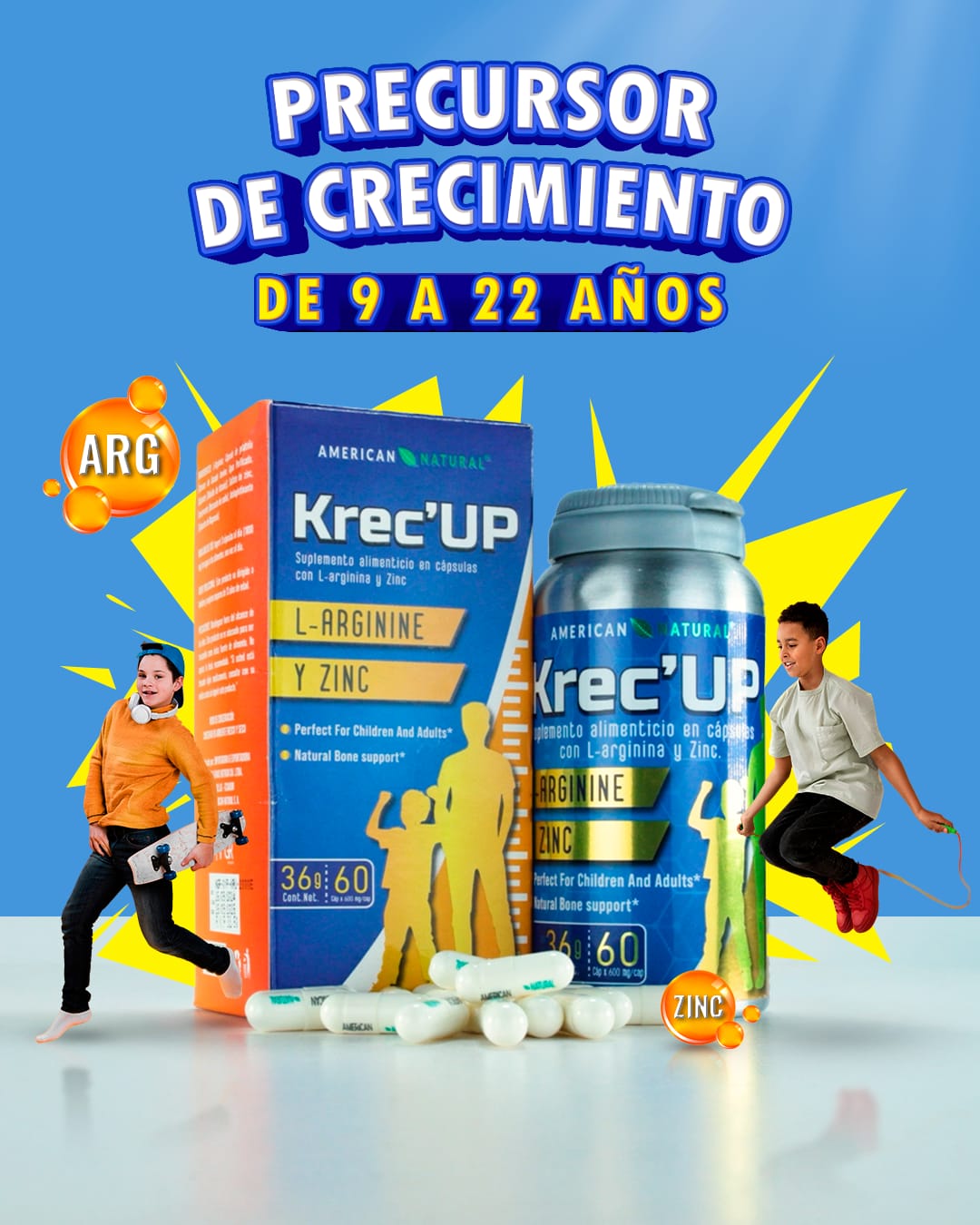 Krec’UP Premium Original – Impulsa tu Crecimiento Natural 🌱