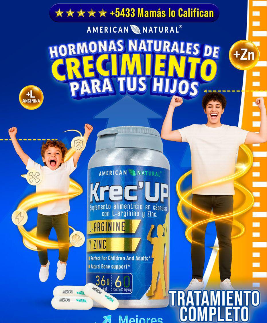 Krec’UP Premium Original – Impulsa tu Crecimiento Natural 🌱